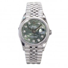 Datejust 36 126334 Olive Green Dial with Diamond Marker on Jubilee Datejust 36 126334 Olive Green Dial with Diamond Marker on Jubilee