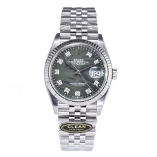Datejust 36 126334 Olive Green Dial with Diamond Marker on Jubilee Bracelet Datejust 36 126334 Olive Green Dial with Diamond Marker on Jubilee Bracelet