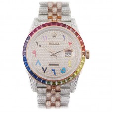 Datejust 41 126300 Diamond Dial Arabic Markers in Rose Gold on Jubilee Bracelet Datejust 41 126300 Diamond Dial Arabic Markers in Rose Gold on Jubilee Bracelet