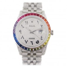 Datejust 41 126300 Diamond Dial Arabic Markers on Jubilee Bracelet Datejust 41 126300 Diamond Dial Arabic Markers on Jubilee Bracelet