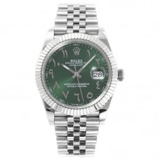 Datejust 41 126300 Green Dial with Arabic Numerals in Steel Datejust 41 126300 Green Dial with Arabic Numerals in Steel