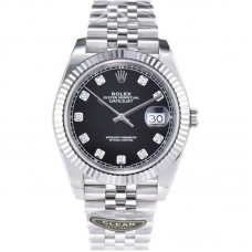 Datejust 41 126334 Bright Black Dial Diamond Markers on Jubilee Bracelet Datejust 41 126334 Bright Black Dial Diamond Markers on Jubilee Bracelet