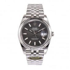 Datejust 41 126334 Grey Dial Stick Markers on Jubilee Bracelet Datejust 41 126334 Grey Dial Stick Markers on Jubilee Bracelet