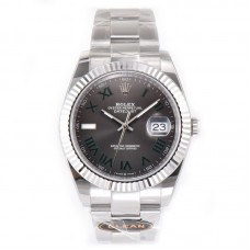 Datejust 41 126334 Slate Dial Stick Markers on Oyster Bracelet Datejust 41 126334 Slate Dial Stick Markers on Oyster Bracelet