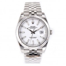 Datejust 41 126334 White Dial Stick Markers on Jubilee Bracelet Datejust 41 126334 White Dial Stick Markers on Jubilee Bracelet