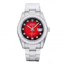 Datejust 41 with Diamond Markers in Steel