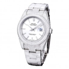 Datejust 41 with Stick Markers in Steel