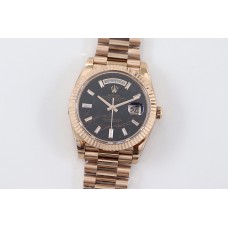 Daydate 36 128235 Eisenkiesel (Quartz Stone) Dial Diamond Markers in Everose Gold Daydate 36 128235 Eisenkiesel (Quartz Stone) Dial Diamond Markers in Everose Gold