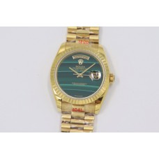 Daydate 36 128238 Malachite Dial in Yellow Gold Daydate 36 128238 Malachite Dial in Yellow Gold