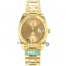 Daydate 40 228238 Champagne Dial with Roman Marker in Yellow Gold Daydate 40 228238 Champagne Dial with Roman Marker in Yellow Gold