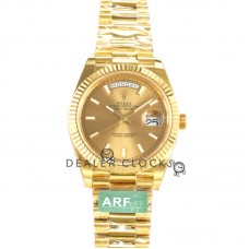 Daydate 40 228238 Champagne Dial with Stick Marker in Yellow Gold Daydate 40 228238 Champagne Dial with Stick Marker in Yellow Gold