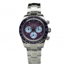 Daytona 116500 Warm Burgundy Artisans de Genève Purple Dial in Steel