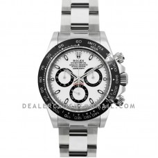 Daytona 116500LN White Dial in Steel