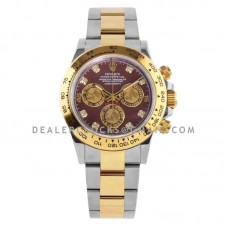 Daytona 116503 Brown MOP Dial in Steel/Yellow Gold