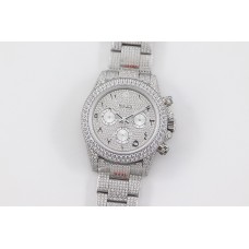 Daytona 116505 Diamond Paved Dial with Arabic Marker in Steel
