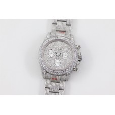 Daytona 116505 Diamond Paved Dial with Stick Marker in Steel