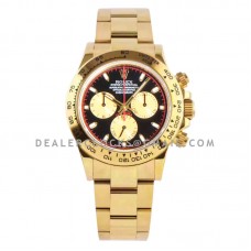 Daytona 116508-0009 Paul Newman Black Dial in Yellow Gold Daytona 116508-0009 Paul Newman Black Dial in Yellow Gold