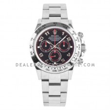 Daytona 116509-0036 Black Racing Dial in White Gold