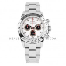 Daytona 116509 White/Black Classic Racing Dial in White Gold