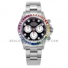 Daytona 116599RBOW in White Gold