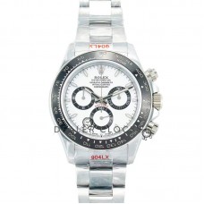 Daytona 126500LN White Dial in Steel