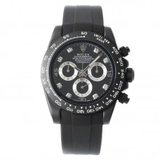 Daytona AET Black Classic on Rubber Strap