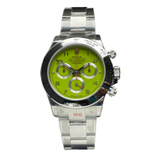 Daytona Lime Green Racing Dial in White Gold Daytona Lime Green Racing Dial in White Gold