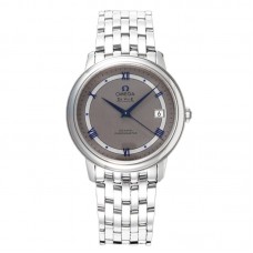 De Ville Co-Axial Chronometer 36.8mm Silver Dial with Blue Marker in Steel on Bracelet De Ville Co-Axial Chronometer 36.8mm Silver Dial with Blue Marker in Steel on Bracelet