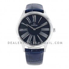 De Ville Tresor Blue Dial with Blue Leather Strap De Ville Tresor Blue Dial with Blue Leather Strap