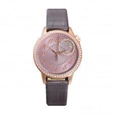 Egerie Moonphase Muse Brown Dial in Pink Gold