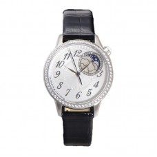 Egerie Moonphase Muse White Dial in Steel