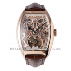 Fast Tourbillon 8889 in Rose Gold on Brown Leather Strap Fast Tourbillon 8889 in Rose Gold on Brown Leather Strap