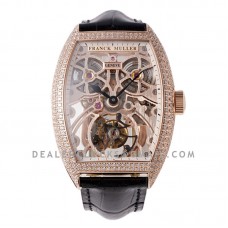 Fast Tourbillon 8889 in Rose Gold with Diamond Bezel Fast Tourbillon 8889 in Rose Gold with Diamond Bezel