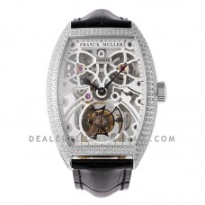Fast Tourbillon 8889 in Steel with Diamond Bezel Fast Tourbillon 8889 in Steel with Diamond Bezel