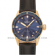 Fifty Fathoms Bathyscaphe Blue Dial in Rose Gold Ref: 5000-36S40-O52A Fifty Fathoms Bathyscaphe Blue Dial in Rose Gold Ref: 5000-36S40-O52A