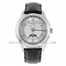 Fiftysix Complete Calendar Grey Dial in Steel Ref: 4000E/000A-B439