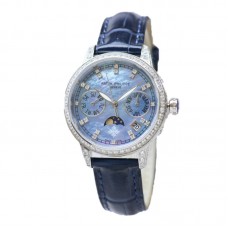 Grand Complications Ladies First Perpetual Calendar with Diamond Bezel in White Gold on Leather Strap Grand Complications Ladies First Perpetual Calendar with Diamond Bezel in White Gold on Leather Strap
