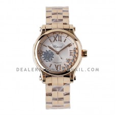Happy Sport Automatic 33mm White Dial in Rose Gold Happy Sport Automatic 33mm White Dial in Rose Gold