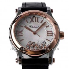Happy Sport Automatic Black in Rose Gold Happy Sport Automatic Black in Rose Gold
