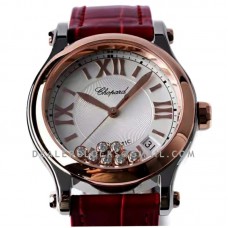 Happy Sport Automatic Red in Rose Gold Happy Sport Automatic Red in Rose Gold
