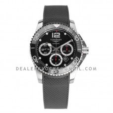 Hydroconquest Black Dial on Rubber Strap Hydroconquest Black Dial on Rubber Strap