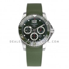 Hydroconquest Green Dial on Rubber Strap Hydroconquest Green Dial on Rubber Strap