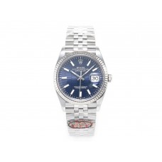 DateJust 36MM 126234 SS Clean 1:1 Best Edition Blue Fluted Dial on SS Jubilee Bracelet VR3235 DateJust 36MM 126234 SS Clean 1:1 Best Edition Blue Fluted Dial on SS Jubilee Bracelet VR3235