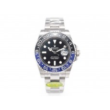 GMT-Master II 126710 BLNR Clean Black/Blue Ceramic 904L Steel Best Edition on Oyster Bracelet DD3285 CHS