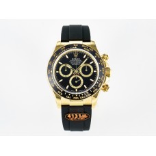 Daytona 126518 QF 1:1 Best Edition Black Dial on Oysterflex Strap SH4131 V6（Gain Weight）
