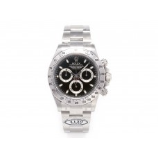 Daytona 116520 Clean 1:1 Best Edition 904L SS Case and Bracelet Black Dial SA4130 V3