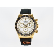 Daytona 126518 QF 1:1 Best Edition White Dial on Oysterflex Strap SH4131 V6（Gain Weight）