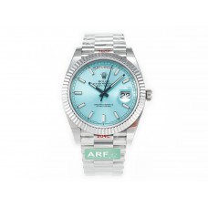 DayDate 40 228236 ARF 904L Steel Tiffany Blue Stick Dial on President Bracelet VR3255 DayDate 40 228236 ARF 904L Steel Tiffany Blue Stick Dial on President Bracelet VR3255