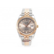 DateJust 41 126331 904L SS/RG Clean 1:1 Best Edition Steel Silver Diamond Stick Dial on Jubilee Bracelet VR3235 DateJust 41 126331 904L SS/RG Clean 1:1 Best Edition Steel Silver Diamond Stick Dial on Jubilee Bracelet VR3235