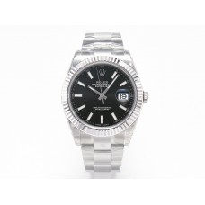 DateJust 41 126334 904L SS VSF 1:1 Best Edition Black Dial on Oyster Bracelet VS3235